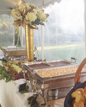 Outdoor Full Catered Buffet, Catering Company, Louisville, KY