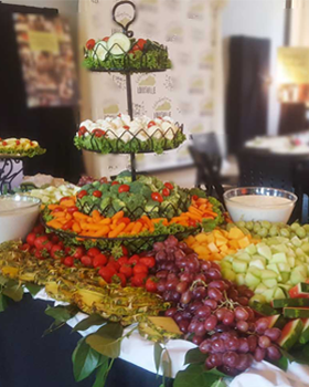 Fresh Fruit and Vegetables Display, Catering Company, Louisville, KY